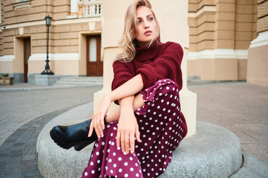 2025 Fall Fashion: What to Wear When the Leaves Turn 2 Stylish girls wearing trendy fall fashion polka dots